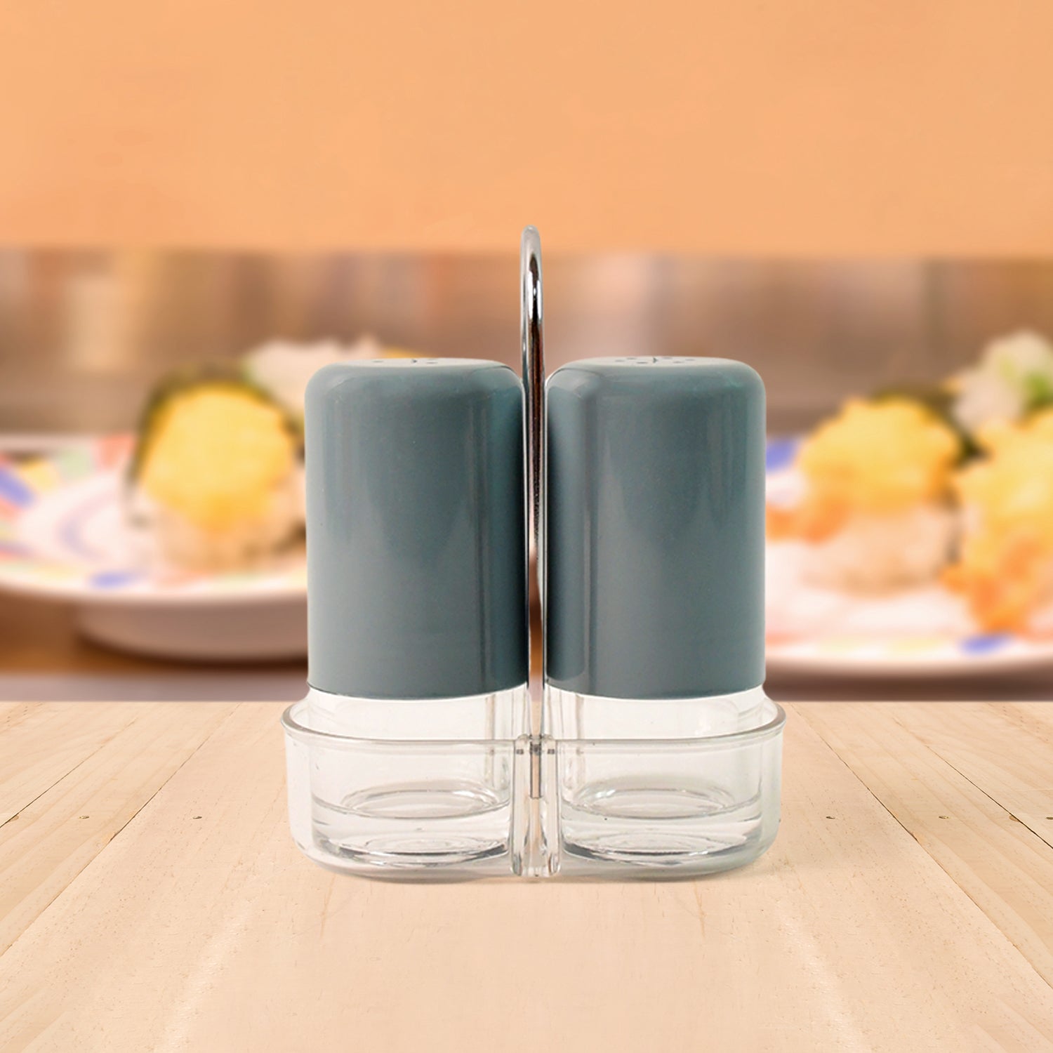 Apex Victory Salt  Pepper Dispenser Set  2 Pcs Acrylic Seasoning Shaker Apex Victory Salt  Pepper Dispenser Set  2 Pcs Acrylic Seasoning Shaker